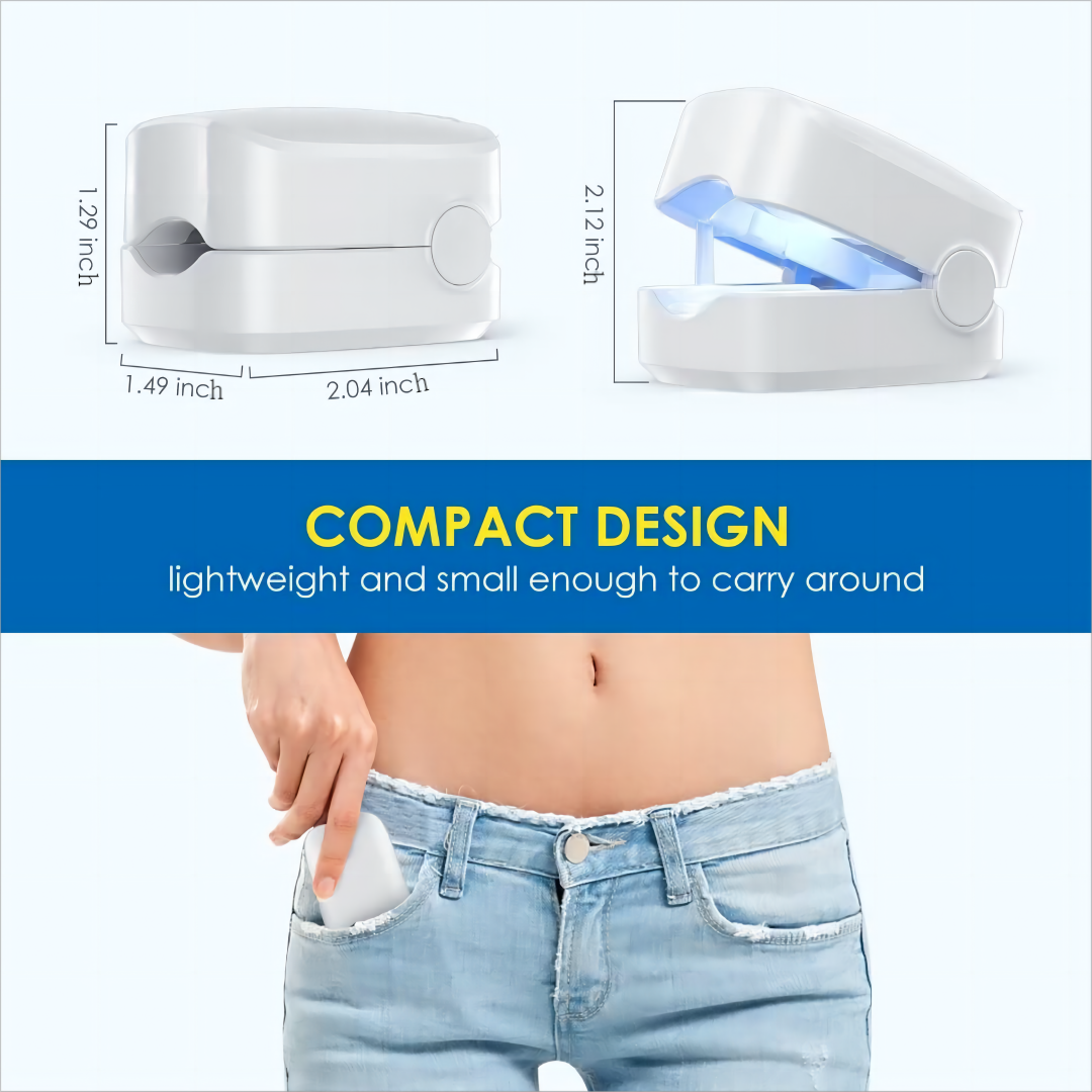 Portable onychomycosis auxiliary tool UV nail phototherapy lamp cleaning lamp fungus lamp - Korvel