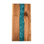 Acacia Wood Resin Splicing Large Charcuterie Board Epoxy Resin Ocean Wave Pattern Cutting Board for Kitchen - Korvel