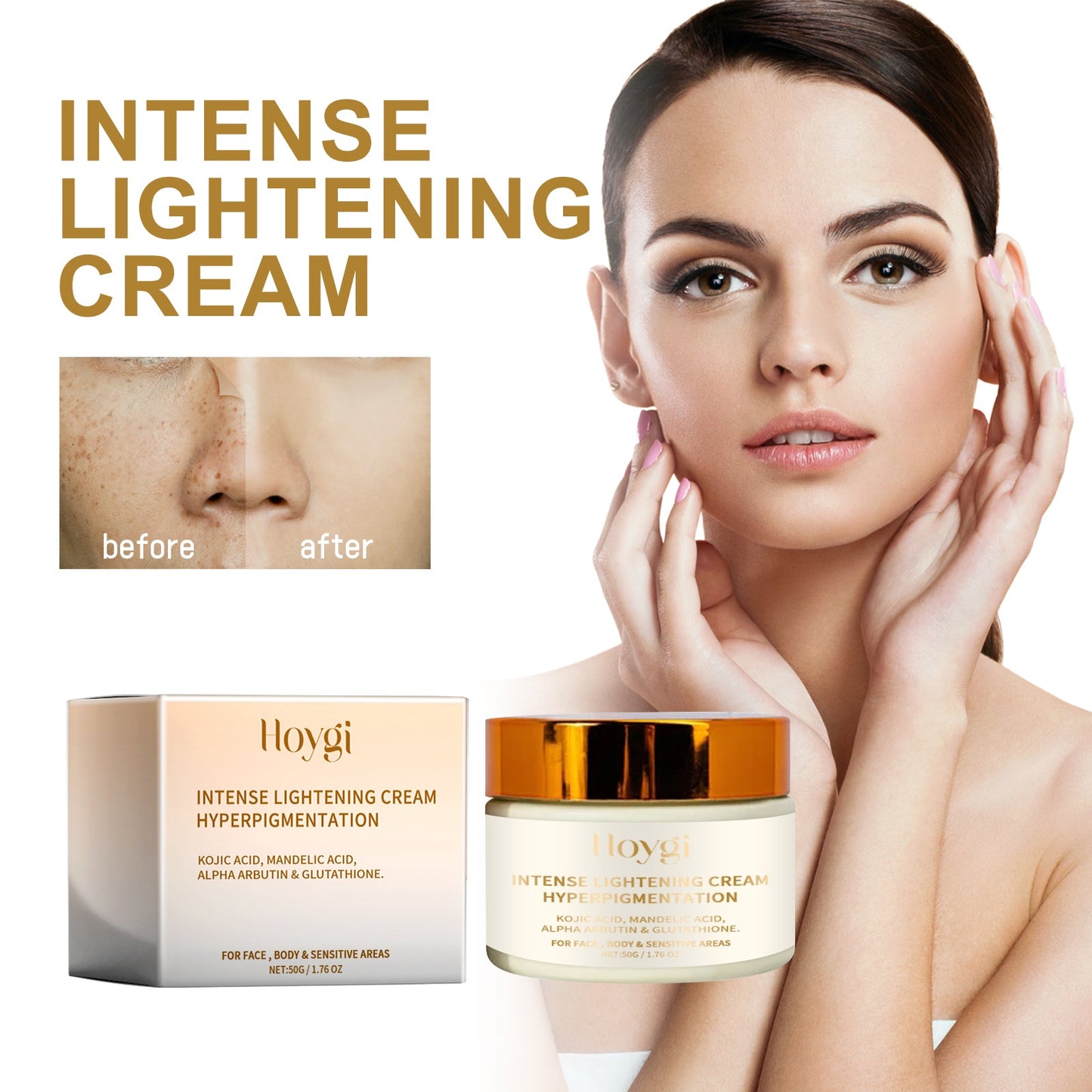 Crema Aclarante Intensa - Hidratante Ultra Radiante