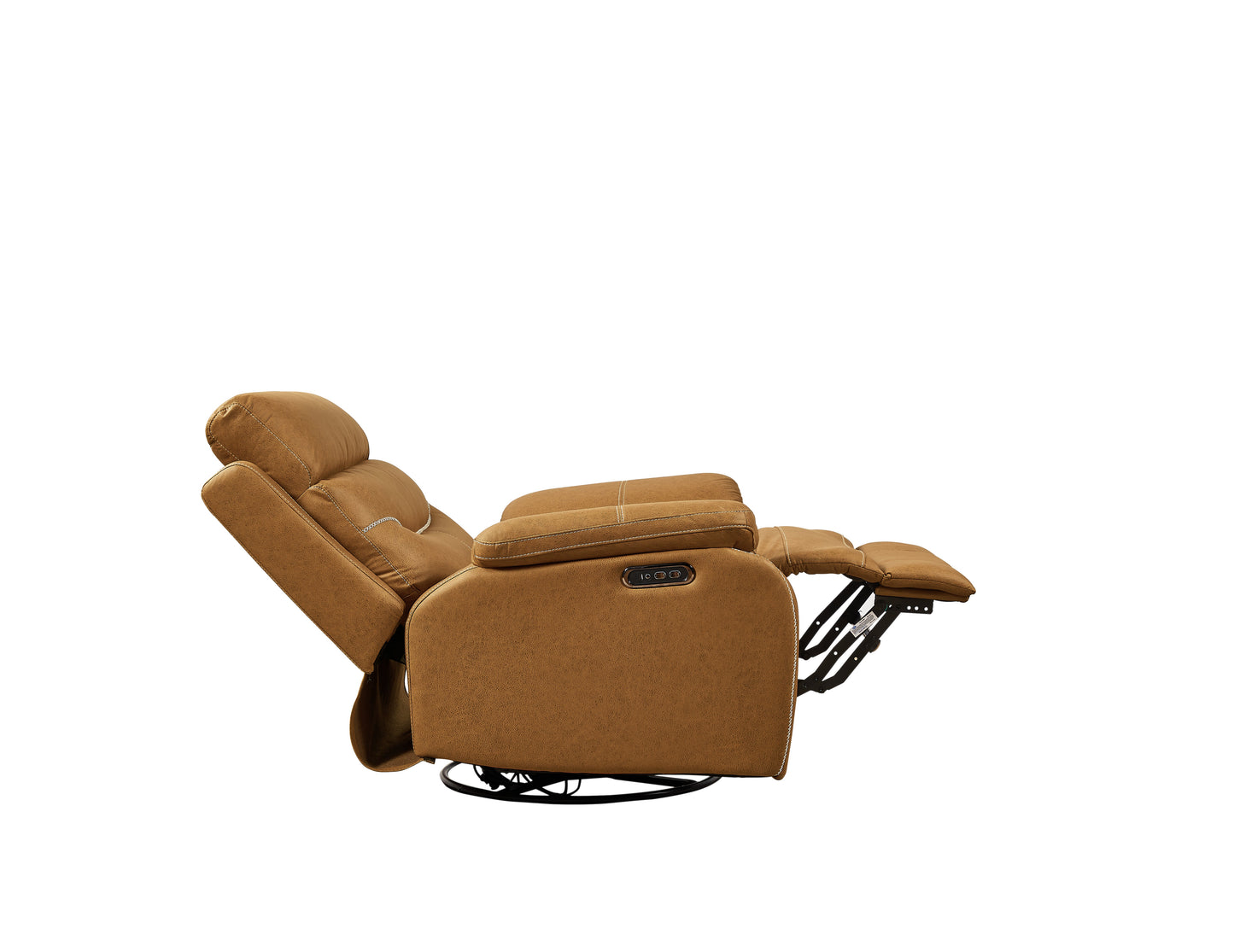 Liyasi Dual OKIN Motor Rocking and 240 Degree Swivel Single Sofa Seat recliner Chair Infinite Position - Korvel