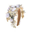 Luxury Baroque Rhinestone Pearl Flower Headband Fashion Hair Accessories For Women Trendy Party Hairband Hair Band Girl Headwear - Korvel