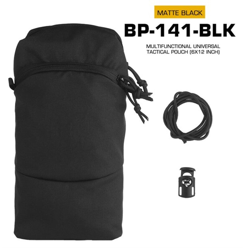 Tactical MOLLE Cylindrical Bag - 1.5L for Versatile Use