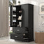 Elegant Tall Bathroom Storage Cabinet with Adjustable Shelf