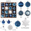 Christmas decoration 6cm electroplated ball plastic ball special-shaped painted Christmas ball gift Christmas tree pendant - Korvel