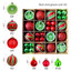 Christmas decoration 6cm electroplated ball plastic ball special-shaped painted Christmas ball gift Christmas tree pendant - Korvel