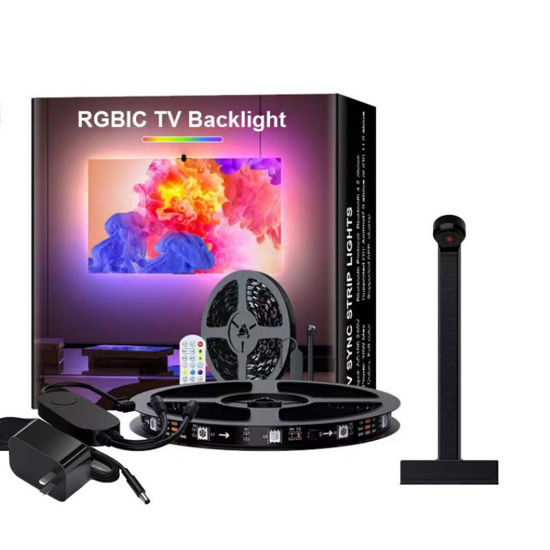 LED Light Strip Bluetooth Sync TV Background Ambient Light with Camera Color Matching - Korvel
