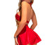 Elegant Red Patent Leather Game Set for Women
