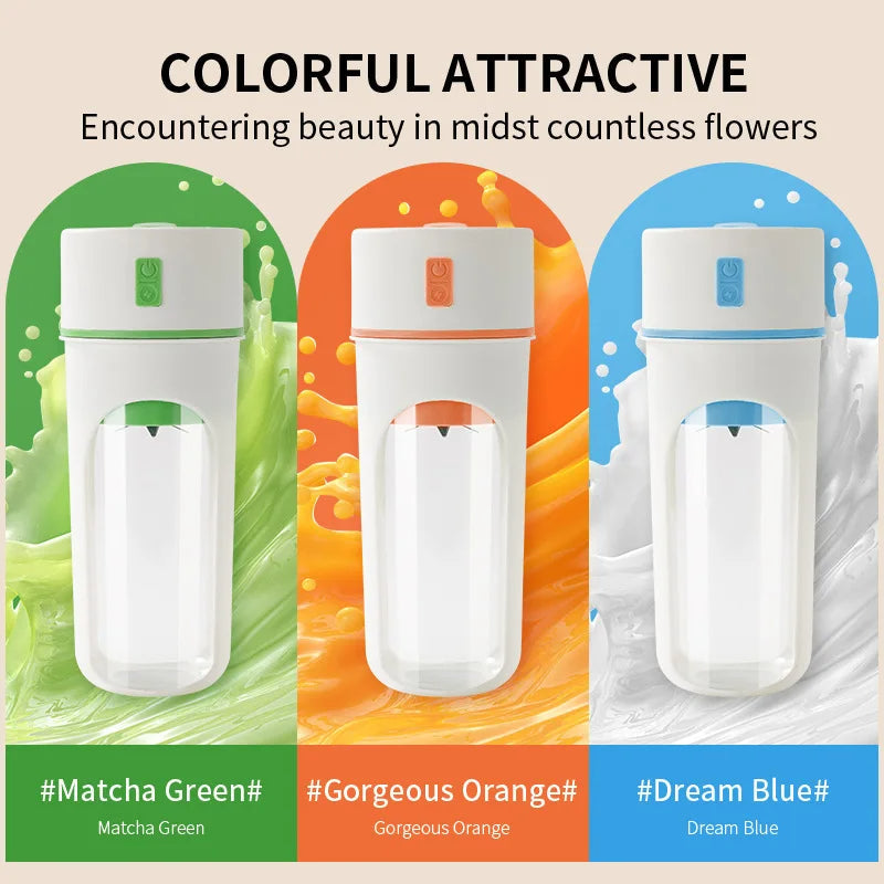Portable Electric Juicer Blender with 6 Blades