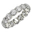 Round Cut Lab Grown Diamond Eternity Ring in 14k White Gold