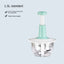 Manual Garlic Press & Food Processor for Home Cooking
