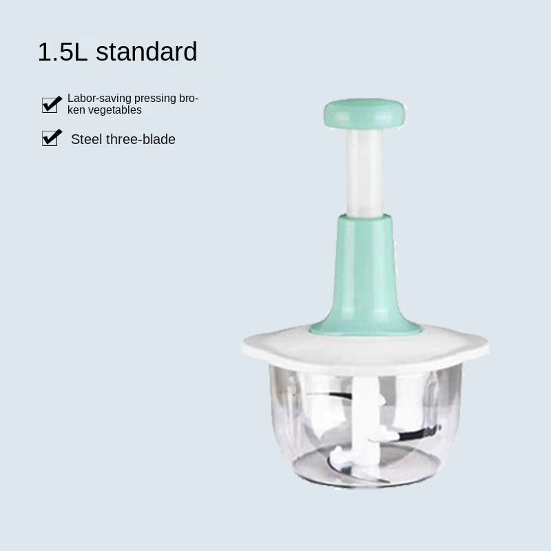 Manual Garlic Press & Food Processor for Home Cooking
