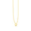14k Yellow Gold Star Necklace with Diamond Accent