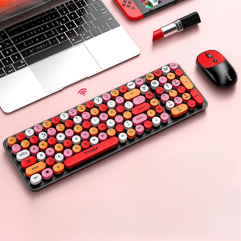 T-WOLF Thunder Wolf TF350 Wireless Keyboard and Mouse Set