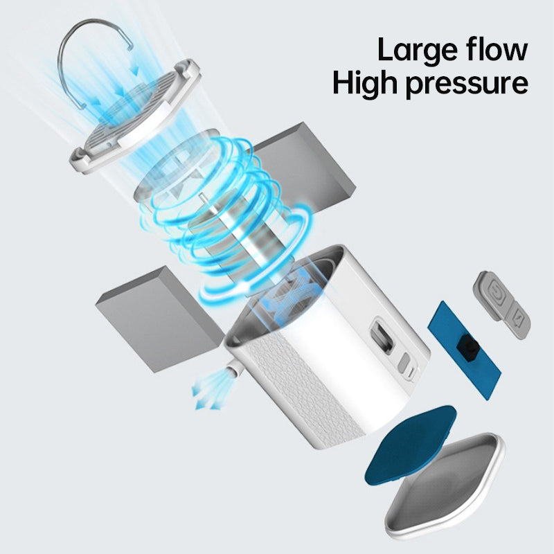 Mini Electric Pump for Inflating/Deflating Air Mattresses & Swimming Rings, Portable for Camping - Korvel