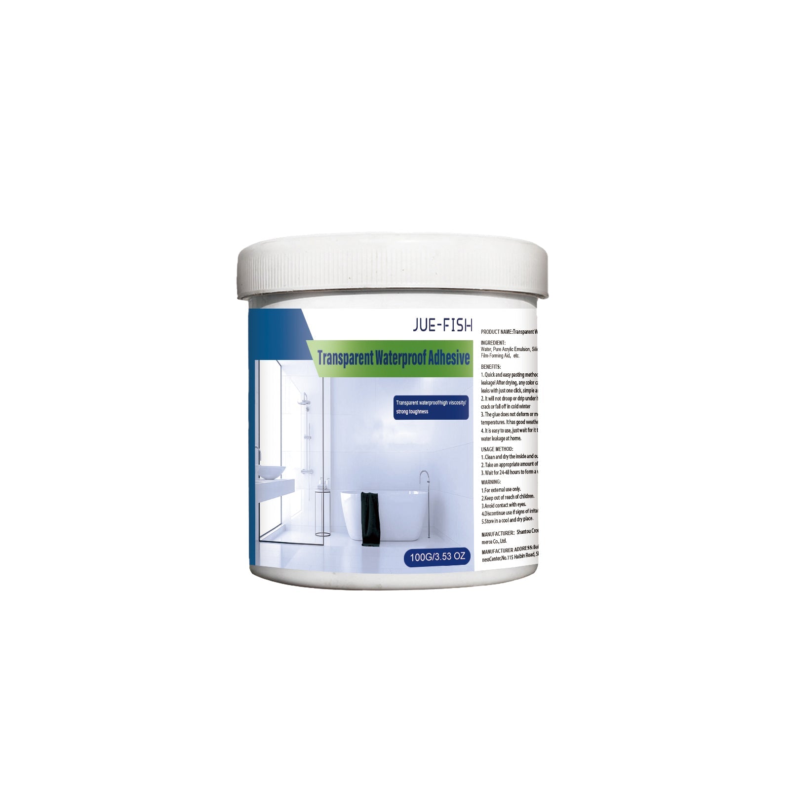 Transparent Waterproof Glue Transparent Waterproof Paint Toilet Balcony Free Brick Roof Leak Proof Glue - Korvel
