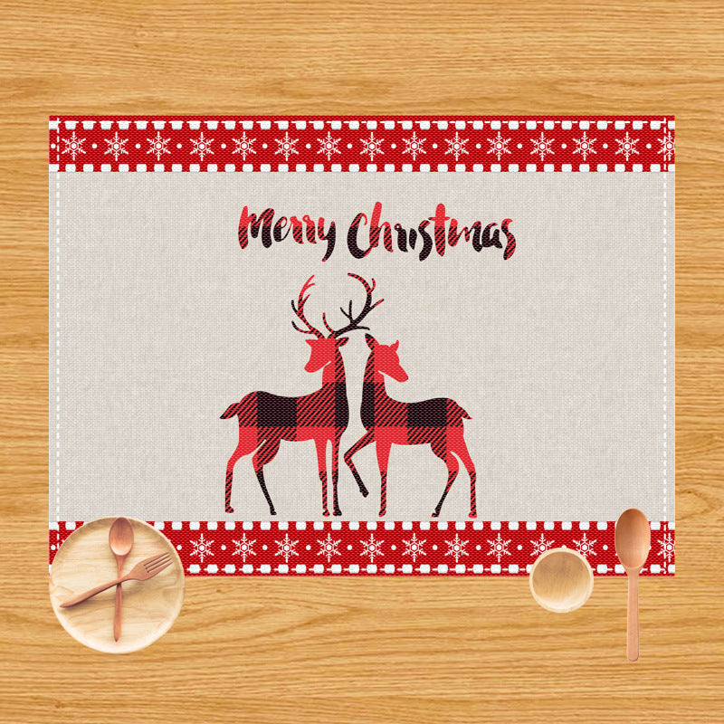 Premium Christmas Dining Mat - Heat-Insulating Table Decoration