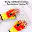 Autumn and winter electric heating gloves intelligent constant temperature charging heating gloves outdoor skiing camping - Korvel