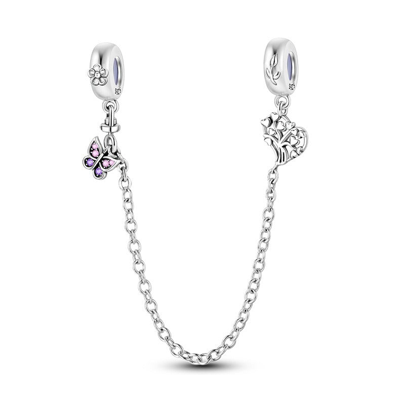 Bracelet Pendentif Perlé Fleurs Élégant