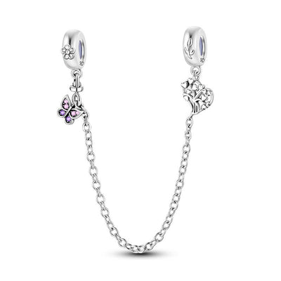 Elegant Flower Beaded Pendant Bracelet