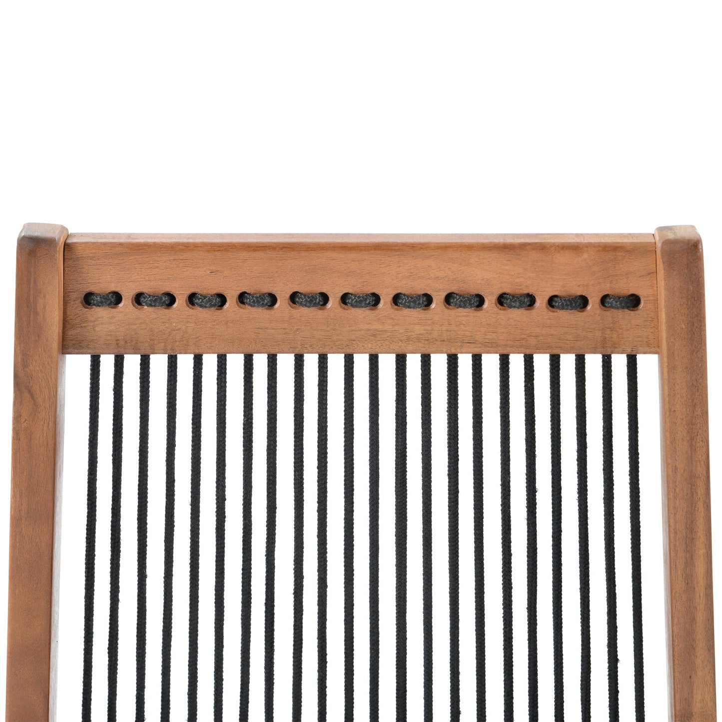 folding roping wood chair - Korvel
