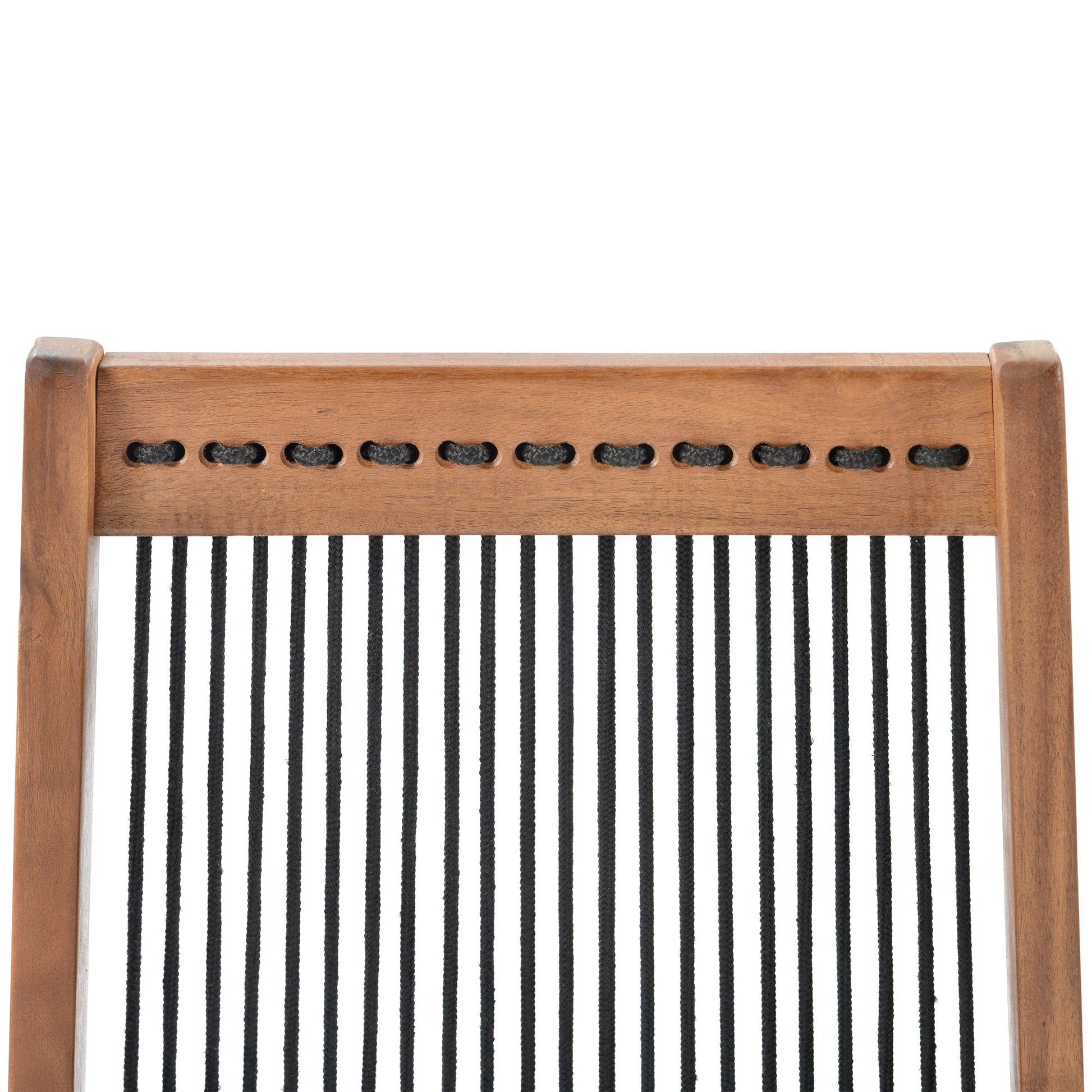 folding roping wood chair - Korvel