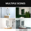 Matte Black Aluminum Frame Bathroom Wall Mirror 24x36