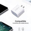 PD fast charging 20W travel head 20WPD mobile phone charger fast charging head - Korvel