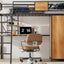 Twin Size Loft bed with L-shape Desk and Wardrobe, Black - Korvel