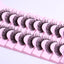New DD Russian Large Roll Grafting Free False Eyelashes 10 Pairs Of Multi-Layer Thick Cross Mink Like Eyelashes - Korvel