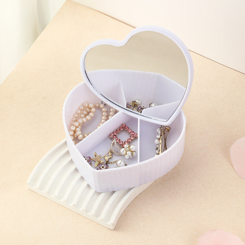 Luxury Large Capacity Jewelry Storage Box with Mirror