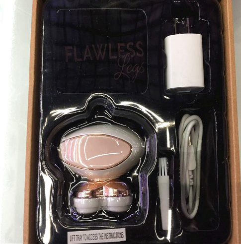 Épilateur rechargeable FLAWLESS LEGS pour l'épilation du corps