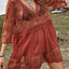 Sexy lace loose beach vacation hooded skirt bikini jacket swimsuit women - Korvel