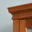 Elegant Walnut Lighting Curio Cabinet with Adjustable Shelves