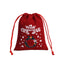 Christmas Gift Velvet/linen Drawstring Bags Bracelet Jewelry Candy Packaging Bags - Korvel