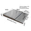 Premium Microwave Stand with Pull-Out Drawer - Space-Saving Organizer