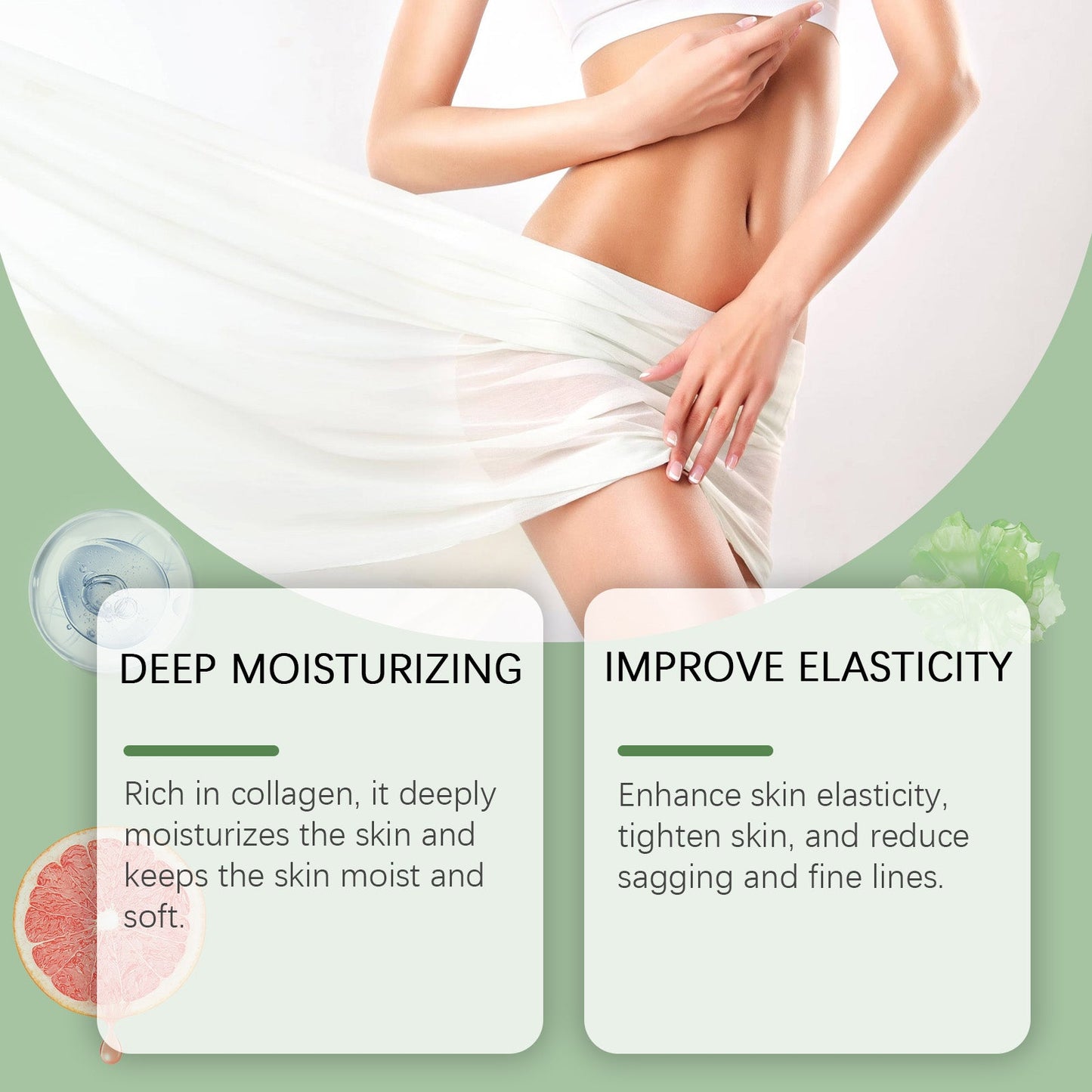 Oceaura Collagen Body Lotion Keeps Moisture In And Nourishes The Skin - Korvel
