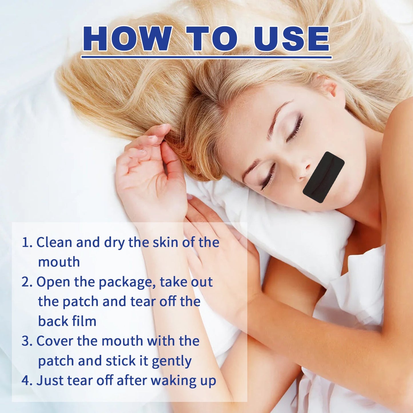 Mouth Tape for Comfortable Sleep and Snoring Prevention