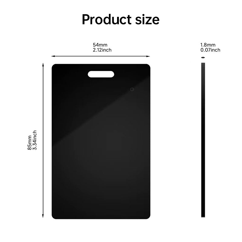 Android Bluetooth Tracker Card. Supports Google Find My. Locate keys, luggage, pets. - Korvel