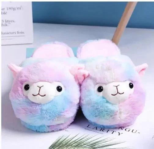 Chaussons en Alpaga Fluffy Luxueux