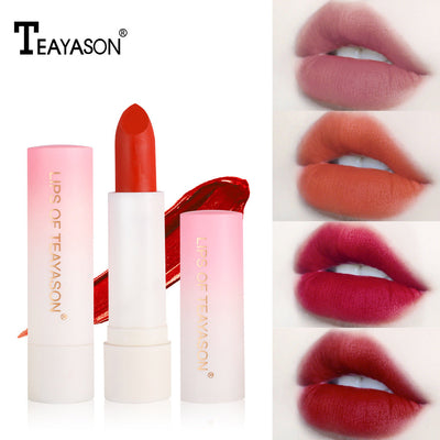 Matte Velvet Retro Red Peach Lipstick