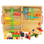 Children's simulation house cartoon wooden hand-held repair toolbox assembly disassembly nut combination puzzle toy - Korvel