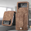 Suitable for Samsung Galaxy Z Flip4 folding phone case zipper card insertion protective cover Z Flip3 flip cover - Korvel