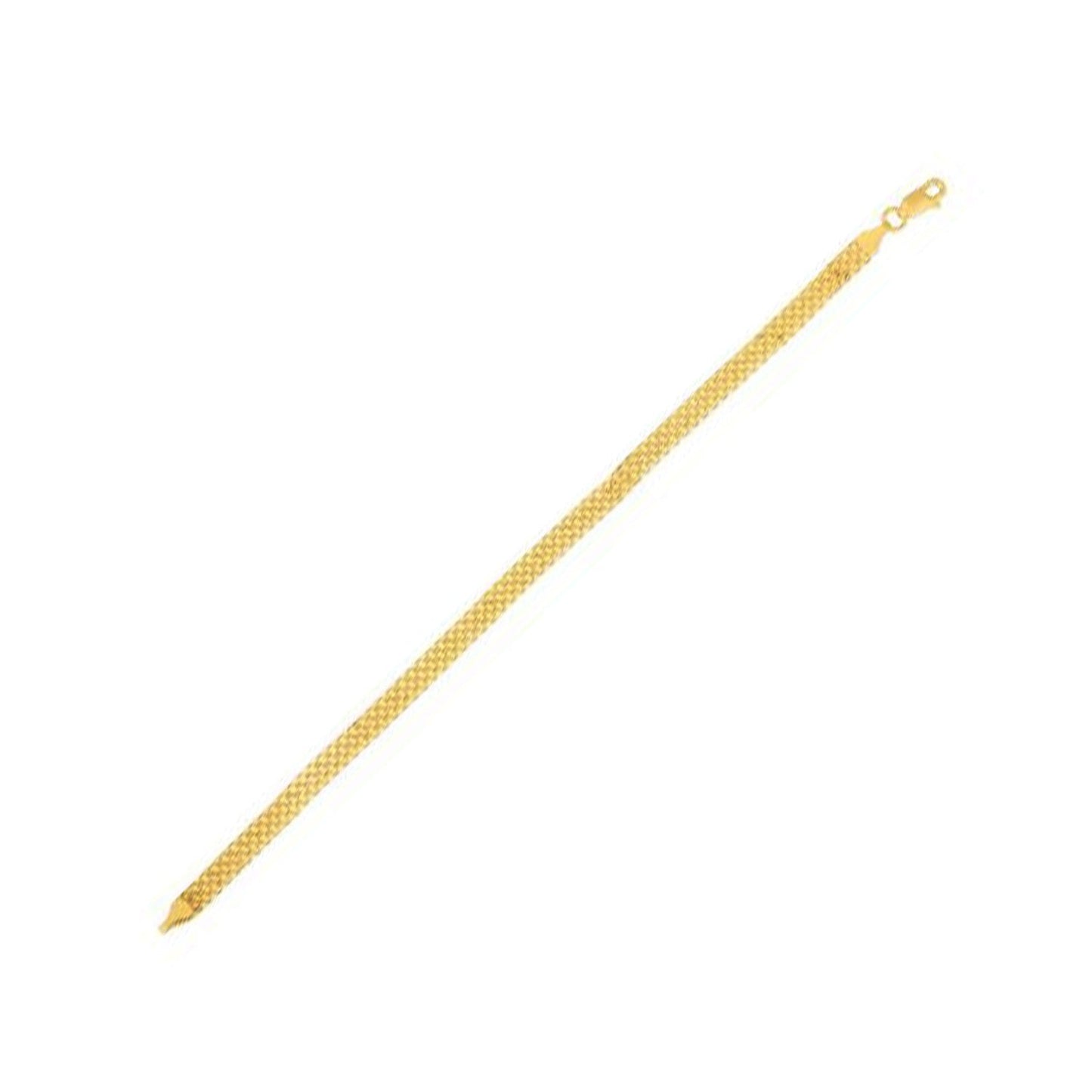 14k Yellow Gold Bismark Chain - 4.70 mm