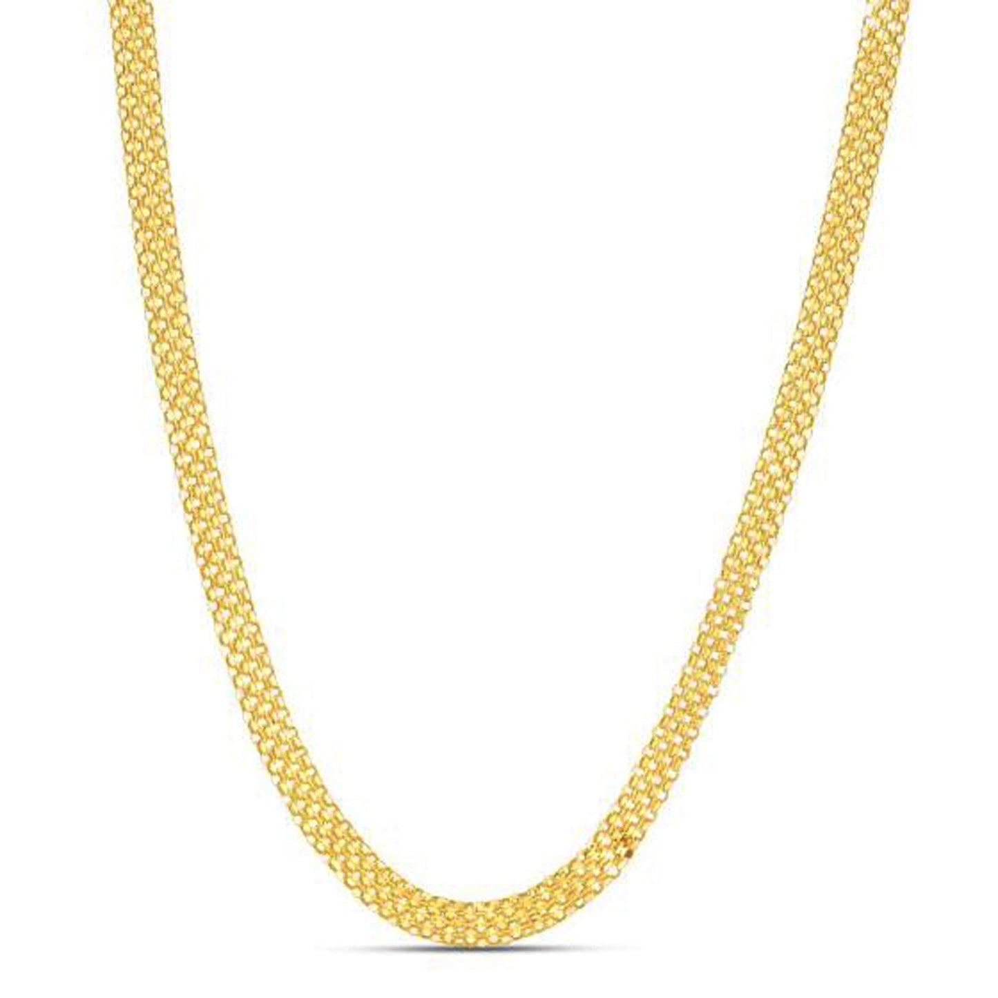 14k Yellow Gold Bismark Chain - 4.70 mm