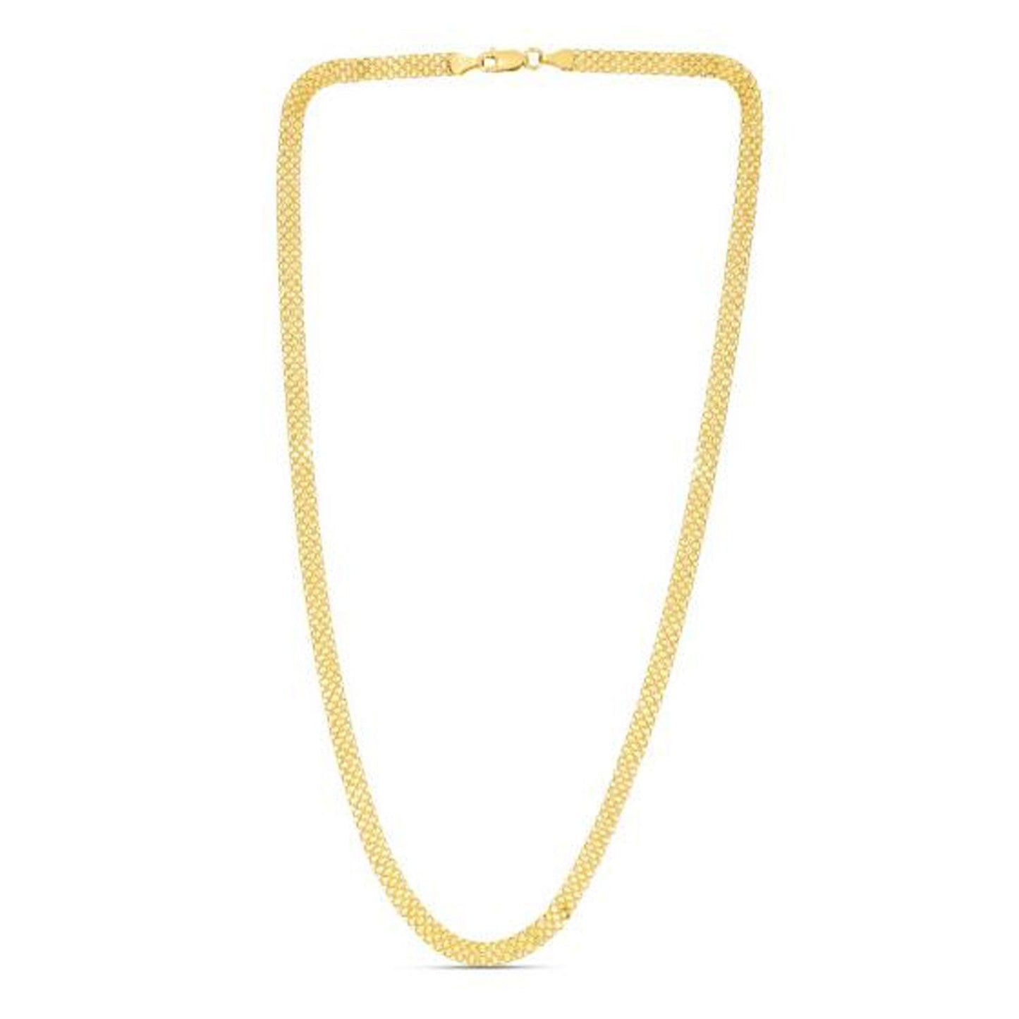 14k Yellow Gold Bismark Chain - 4.70 mm