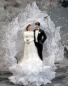 Toppers de Boda Down The Aisle D908, 10" de Alto