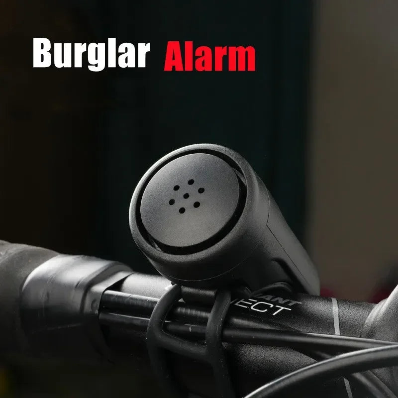 Bicycle Electric Bell Bike USB Charging Horn MTB Mountain Bike Warning Safety Ring Waterproof Bell Cycling Accessories - Korvel