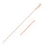 Chaîne classique en or rose 18 carats - 0,60 mm