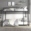 Metal Twin over Full Bunk Bed/ Heavy-duty Sturdy Metal/ Noise Reduced/ Safety Guardrail/ CPC Certified/ No Box Spring Needed - Korvel