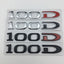 Premium Metal Tail Label Sticker for Tesla Models